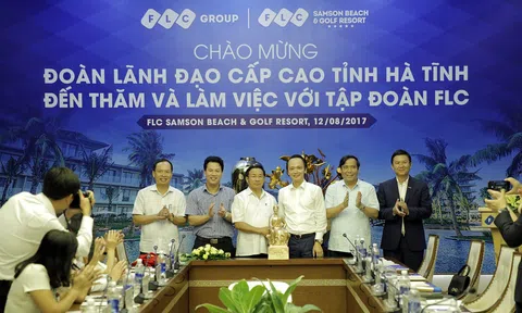 Chủ tịch Hà Tĩnh: Tập đoàn FLC hãy tận dụng cơ hội, sớm triển khai dự án trên địa bàn tỉnh