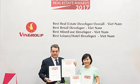 Vingroup là "nhà phát triển bất động sản tốt nhất Việt Nam năm 2017"