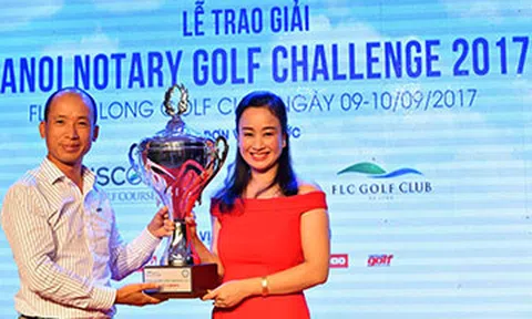 Golfer nữ Trần Mai Anh vô địch giải HANOI NOTARY GOLF CHALLENGE 2017