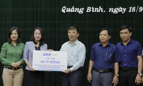 Tập đoàn FLC hỗ trợ 9 tỷ đồng khắc phục hậu quả thiên tai tại miền Trung