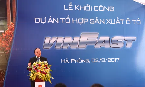 Vingroup công bố sản xuất ô tô, xe máy tiêu chuẩn Châu Âu - Vinfast
