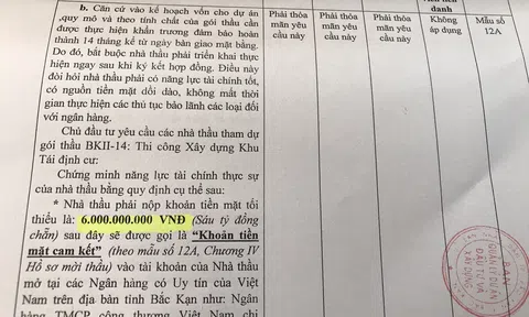 Bắc Kạn:  Thêm một phản ánh Ban quản lý dự án ĐTXD “đánh đố” nhà thầu bằng tiêu chí “đóng tiền mặt”