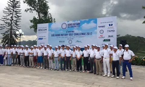 Giải HANOI NOTARY GOLF 2017 chính thức khởi tranh tại FLC Halong Golf Club: Hơn 600 golfer tham dự HANOI NOTARY GOLF tại FLC Halong Golf Club
