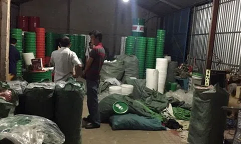 Phá đường dây sản xuất, buôn bán dầu nhớt giả quy mô lớn