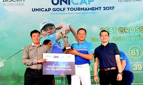 Golfer Tạ Anh Chiến lần đầu vô địch Unicap Golf Tournament 2017