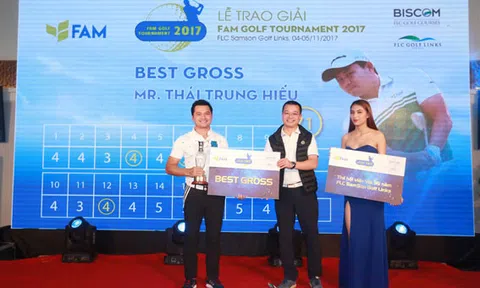 Gôn thủ Thái Trung Hiếu vô địch tại giải FAM Golf Tournament 2017