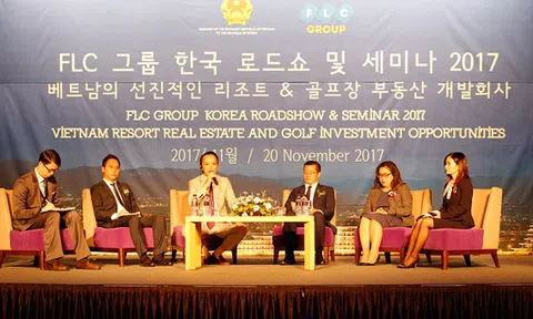 FLC tiếp xúc hơn 400 nhà đầu tư Hàn Quốc tại Seoul, hợp tác toàn diện với  KB Securities