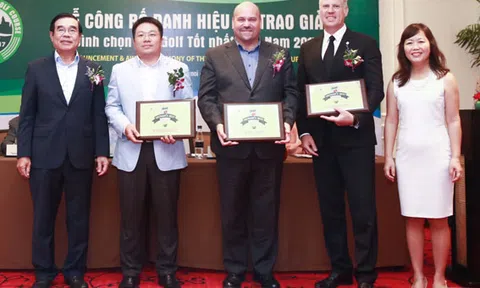 Sân gôn đẳng cấp thuộc BRG Golf được vinh danh trong giải thưởng uy tín của tạp chí Gôn Việt Nam năm 2017