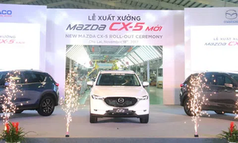 Thaco ra mắt ô tô Mazda CX5 mới giá từ 859 triệu đồng