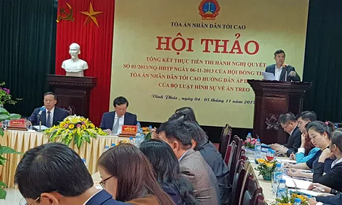 TANDTC tổ chức hội thảo tổng kết thực tiễn hướng dẫn áp dụng Điều 60 BLHS về án treo