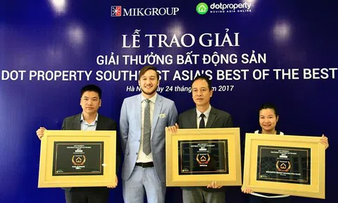 MIKGroup được vinh danh là Đơn vị phát triển BĐS sáng tạo nhất Đông Nam Á