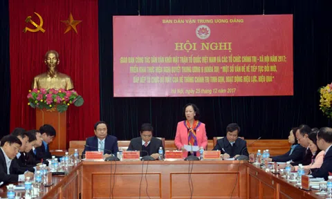 Mặt trận Tổ quốc Việt Nam và các tổ chức chính trị - xã hội cần quyết liệt phòng, chống tham nhũng