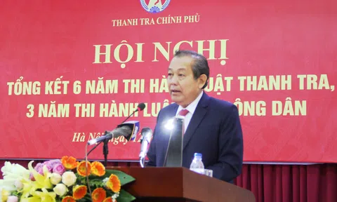 Hội nghị toàn quốc tổng kết 6 năm thi hành Luật thanh tra và 3 năm thi hành Luật tiếp công dân