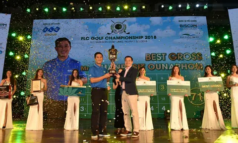 Golfer người Lào Chanpasit Ounaphom vô địch giải FLC Golf Championship 2018