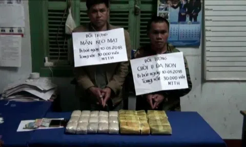 Phá đường dây đưa 30.000 viên ma túy qua biên giới