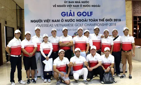 Gần 150 golfer tham dự giải golf người Việt ở nước ngoài ở Quy Nhơn