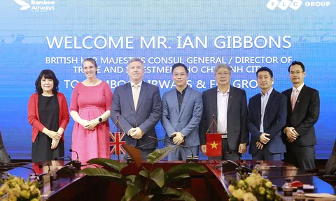 Tổng lãnh sự quán Anh tại TP.HCM thăm và làm việc với Bamboo Airways và Tập đoàn FLC