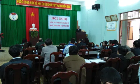 Hội Luật gia TP. Quy Nhơn: Tổng kết công tác xã hội năm 2017 và triển khai phương hướng, nhiệm vụ năm 2018