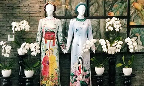 “My Vietnam” của NTK Thủy Nguyễn tạo ấn tượng đặc biệt tại triển lãm “Áo Dài Việt Nam - Nét Đẹp Trường Tồn”