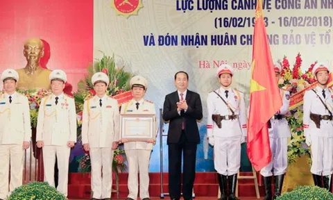 Chủ tịch nước dự kỷ niệm 65 năm lực lượng cảnh vệ CAND