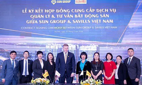 Chủ đầu tư Sun Group và Savills Việt Nam chính thức ký kết hợp tác quản lý tổ hợp Sun Grand City Ancora Residence
