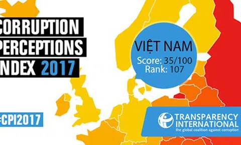 Tổ chức Minh bạch quốc tế công bố Chỉ số cảm nhận tham nhũng 2017