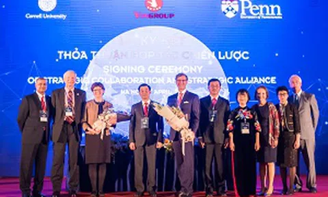 Vingroup ký kết thỏa thuận hợp tác chiến lược với đại học Cornell và Pennsylvania