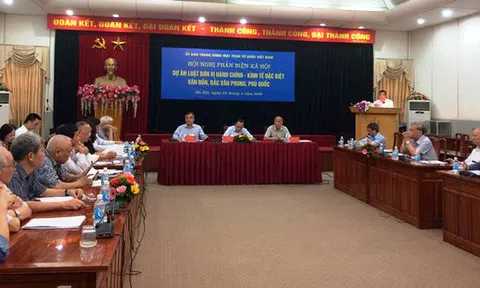 Hội nghị phản biện của Ủy ban Trung ương Mặt trận Tổ quốc Việt Nam về dự án Luật Đơn vị hành chính - kinh tế đặc biệt