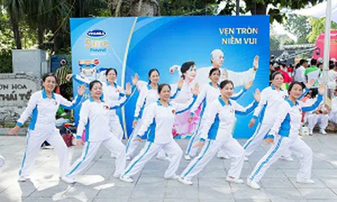 Vinamilk sure prevent tiếp tục đồng hành cùng phong trào rèn luyện sức khỏe người cao tuổi tại thành phố Hà Nội