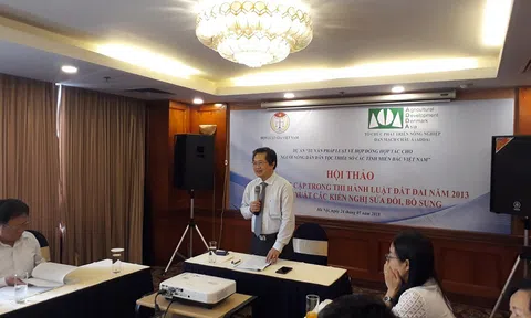 Góp ý kiến sửa đổi, bổ sung một số điều của Luật Đất đai năm 2013.