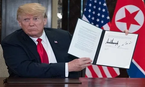 Trump - Kim ký Tuyên bố chung lịch sử, khởi đầu mối quan hệ mới giữa Mỹ - Triều
