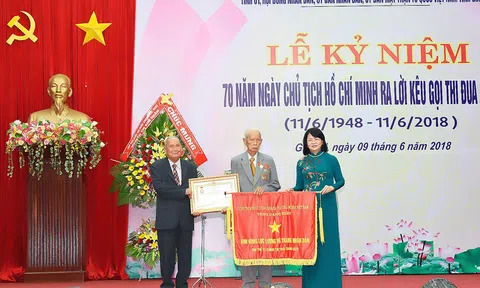 Lễ kỷ niệm 70 năm ngày Bác Hồ ra Lời kêu gọi Thi đua ái quốc tại tỉnh, thành phố