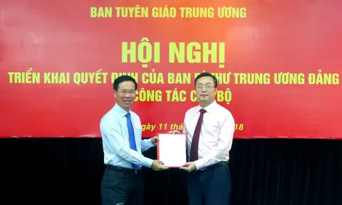Bổ nhiệm đồng chí Bùi Trường Giang giữ chức Phó Trưởng Ban Tuyên giáo Trung ương