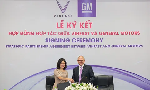 Vinfast và General Motors ký hợp đồng hợp tác chiến lược tại thị trường Việt Nam