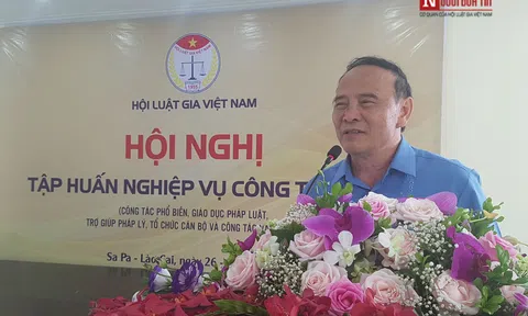 Hội Luật gia Việt Nam tổ chức tập huấn công tác nghiệp vụ về phổ biến giáo dục pháp luật