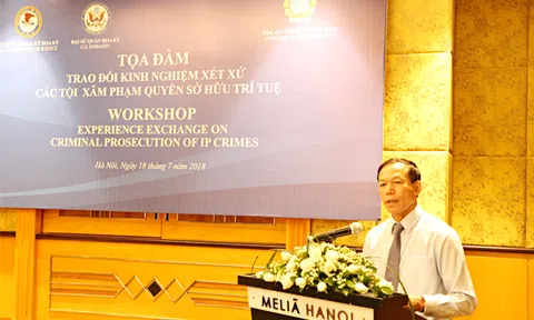 Tọa đàm trao đổi kinh nghiệm xét xử các tội xâm phạm quyền sở hữu trí tuệ
