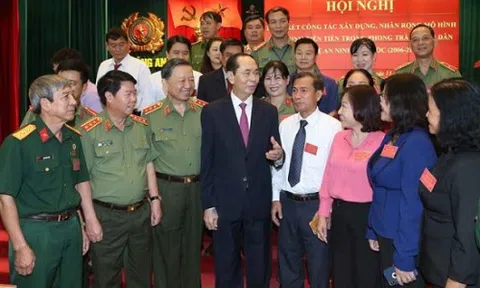 Chủ tịch nước Trần Đại Quang với sự nghiệp bảo vệ an ninh, trật tự
