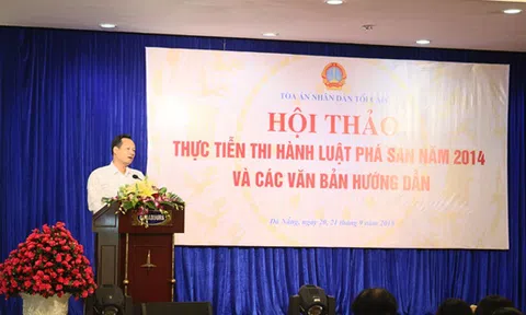 Hội thảo Thực tiễn thi hành Luật Phá sản năm 2014 và các văn bản hướng dẫn