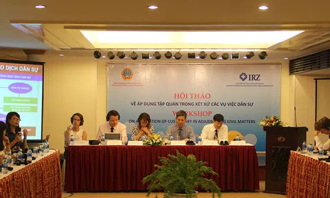 TANDTC tổ chức hội thảo về tập quán pháp