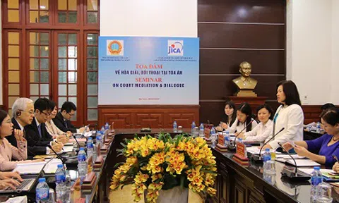 Tọa đàm với Jica về hòa giải, đối thoại tại Tòa án
