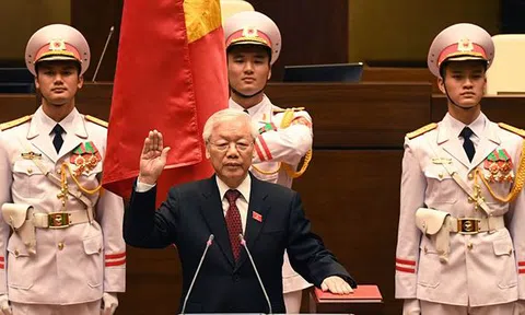 Tân Chủ tịch nước Nguyễn Phú Trọng tuyên thệ nhậm chức