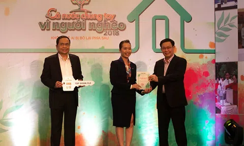 Tập đoàn FLC ủng hộ 6 tỷ đồng cho Quỹ Vì người nghèo và An sinh xã hội