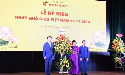 Học viện Tư pháp tổ chức Lễ kỷ niệm chào mừng Ngày Nhà giáo Việt Nam 20/11