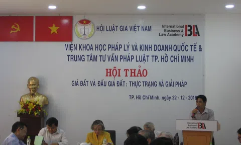 Hội thảo giá đất và đấu giá đất: Khung định giá đất có thời hạn 5 năm là không hợp lý