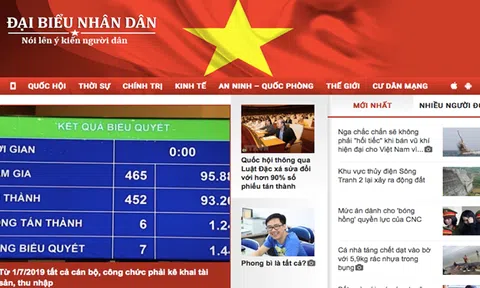 Trang thông tin mạo danh Quốc hội: Không thể can thiệp do khó xác định chủ thể tên miền