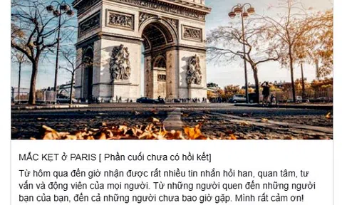 Bộ Ngoại giao thông tin chính thức vụ công dân Việt Nam 'mắc kẹt' ở Paris