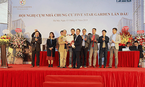 Tổ chức thành công Hội nghị Cụm nhà chung cư Five Star Garden
