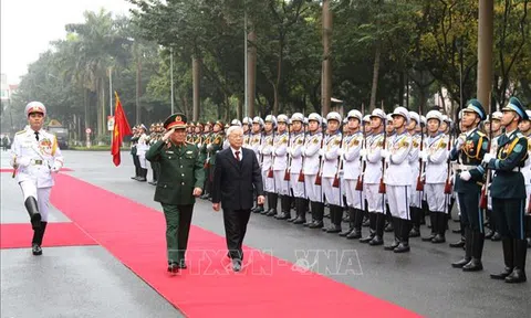 Tổng Bí thư, Chủ tịch nước dự Hội nghị Quân chính toàn quân năm 2018