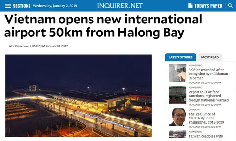 3 dự án giao thông trọng điểm đưa Quảng Ninh trở thành tâm điểm của báo chí quốc tế cuối tuần qua