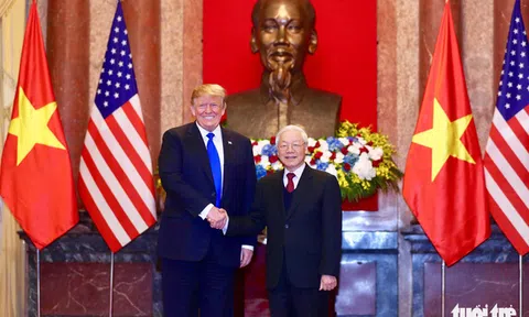 Tổng bí thư, Chủ tịch nước Nguyễn Phú Trọng tiếp Tổng thống Trump